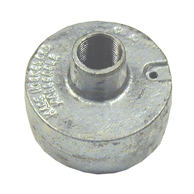 NORSLO 20MM GALVANISED BACK OUTLET BOX