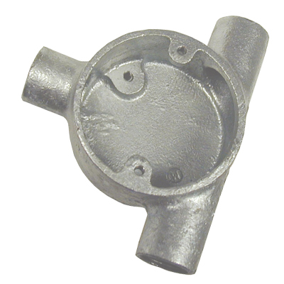 NORSLO 20MM GALVANISED TEE TANGENT BOX