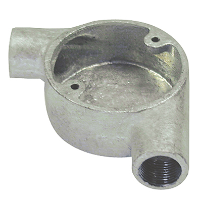 NORSLO 20MM GALVANISED ANGLE TANGENT BOX