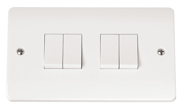 CLICK MODE 4 GANG 2 WAY SWITCH