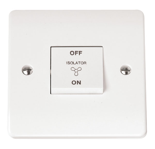 CLICK MODE 10A 3 POLE FAN ISOLATOR
