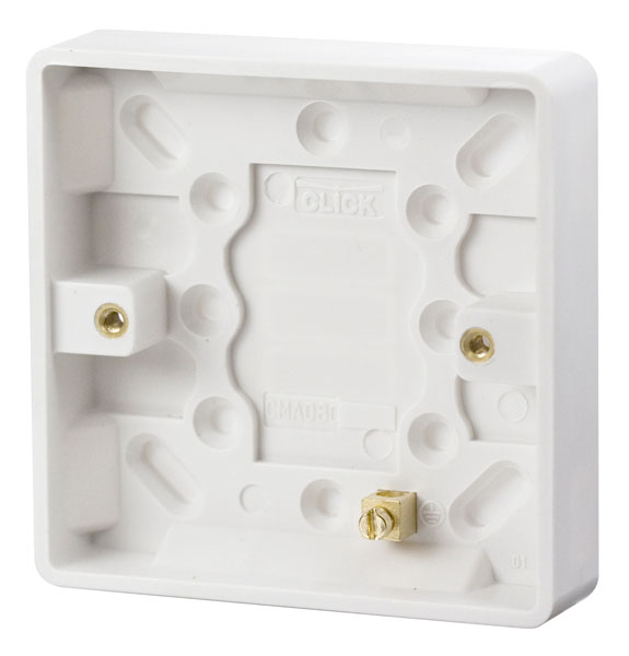CLICK MODE 1 GANG 16MM PATTRESS BOX