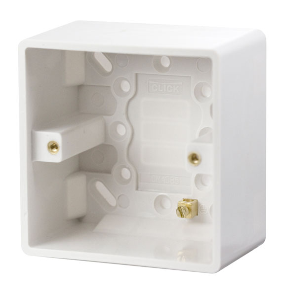 CLICK MODE 1 GANG 47MM PATTRESS BOX