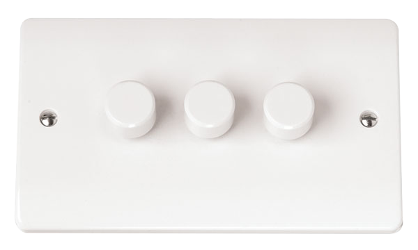 CLICK MODE 3 GANG 2 WAY 100W DIMMER SWITCH