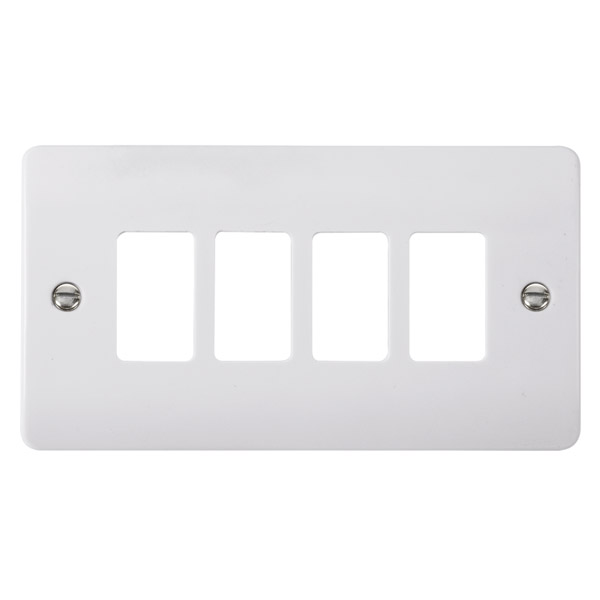 CLICK GRID PRO 4 GANG FRONTPLATE