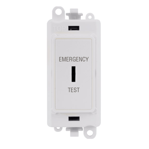 CLICK GRID PRO 20AX DP KEYSWITCH MODULE ENGRAVED EMERGENCY LIGHTING