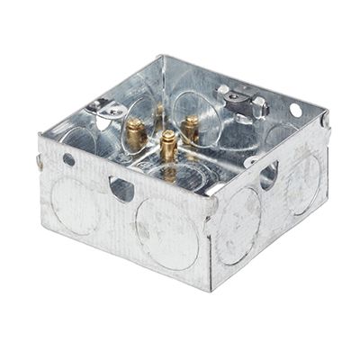 1 GANG 35MM METAL KNOCK OUT BOX
