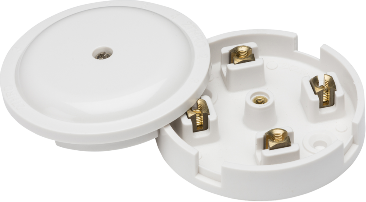 KNIGHTSBRIDGE 20A JUNCTION BOX 4 TERMINAL WHITE