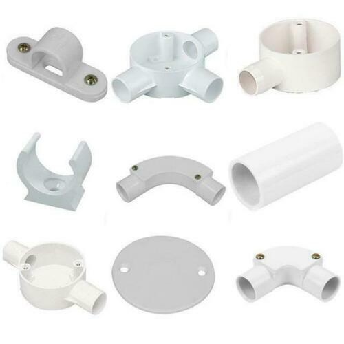 20mm White PVC Conduit Accessories 