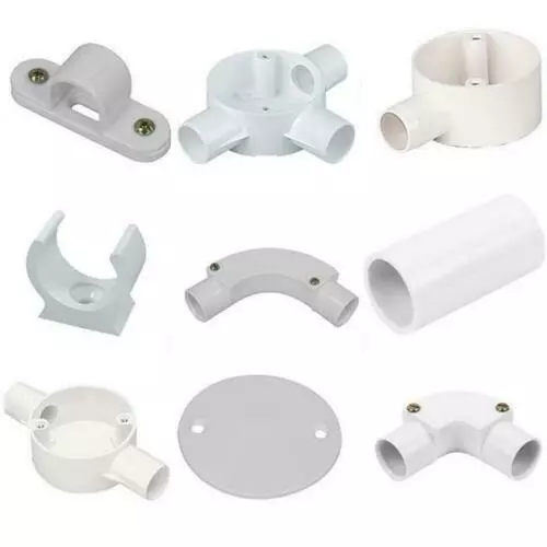 25mm White PVC Conduit Accessories
