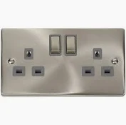 Click Deco Satin Chrome