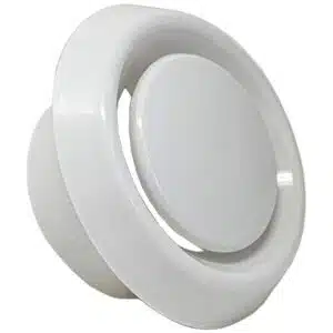 VERPLAS 100MM ROUND PLASTIC CEILING VALVE