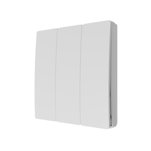 FORUM 3 GANG KINETIC PUSH SWITCH MATT WHITE