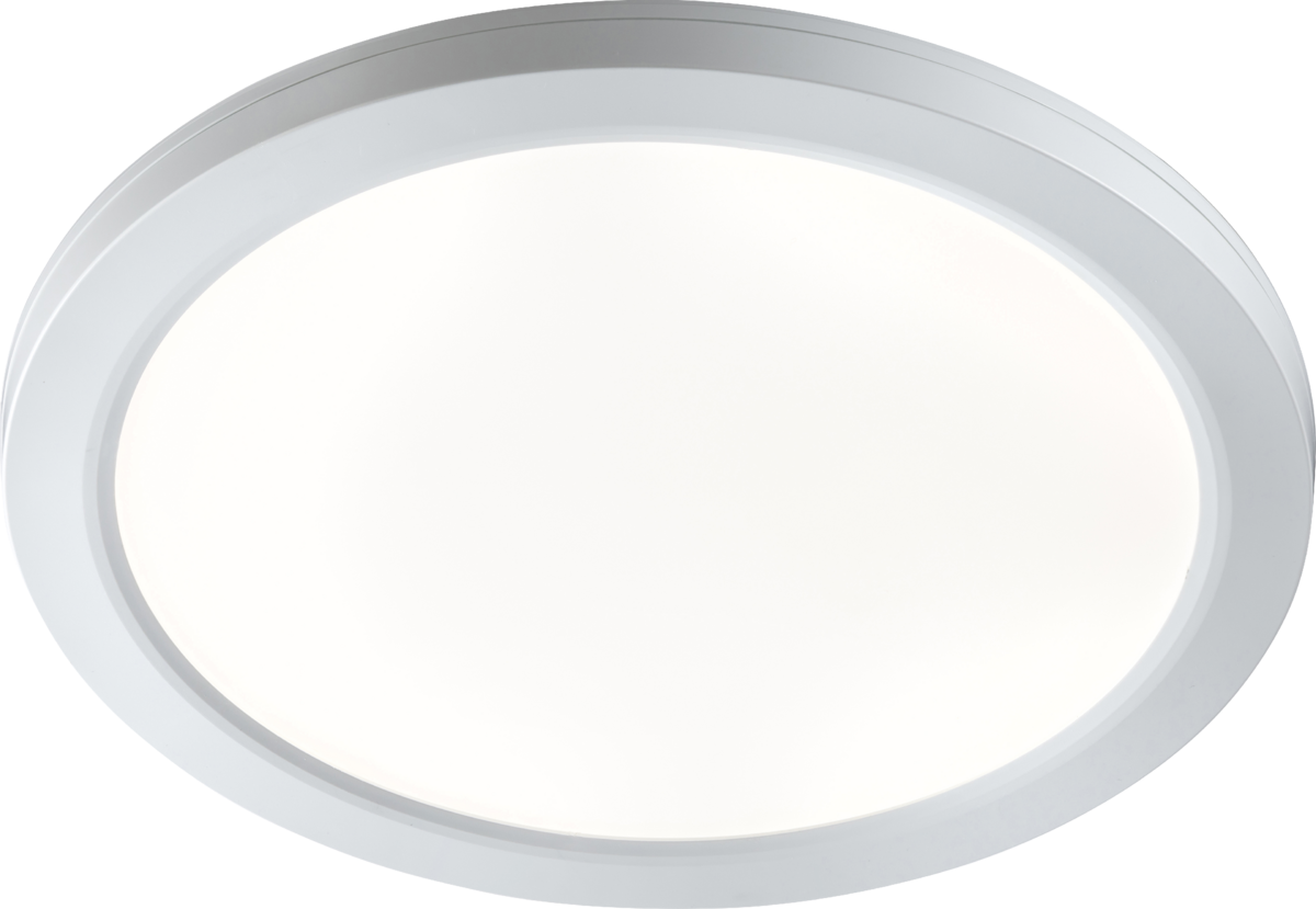KNIGHTSBRIDGE 230V IP54, TRI-WATTAGE & CCT SWITCHABLE, DUAL MOUNT DIMMABLE LED PANEL, 292MM DIA