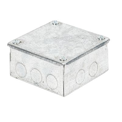 GREENBROOK GALV ADAPTABLE BOX 100 X 100 X 50MM
