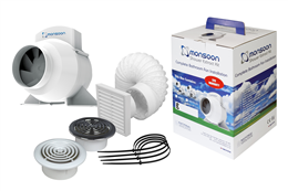  MONSOON TIMWER SHOWER FAN LED LIGHT KIT - CHROME BEZEL