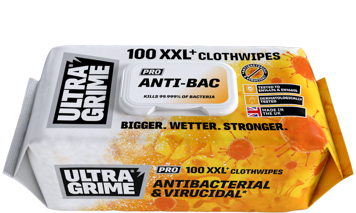 ULTRA GRIME ANTI BAC WIPES 100 PACK