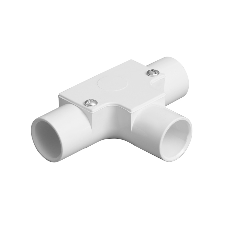 UNIVOLT 20MM PVC-LSF INSPECTION TEE WHITE