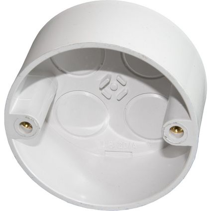 UNIVOLT 20MM PVC-LSF LOOP IN BOX 4 HOLE WHITE