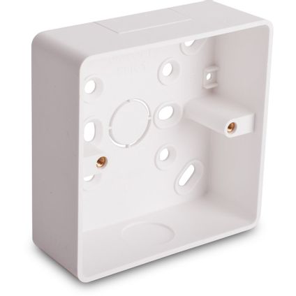 UNIVOLT SINGLE 44MM SURFACE BOX MALLEABLE
