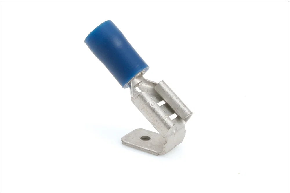 TERM TECH BLUE PIGGY BACK TERMINAL 6.3MM WIDE 