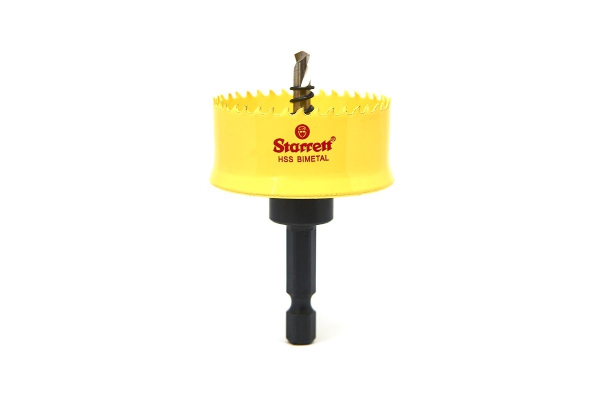 STARRETT CORDLESS HSS BI-METAL SMOOTH CUTTING HOLESAW 38MM