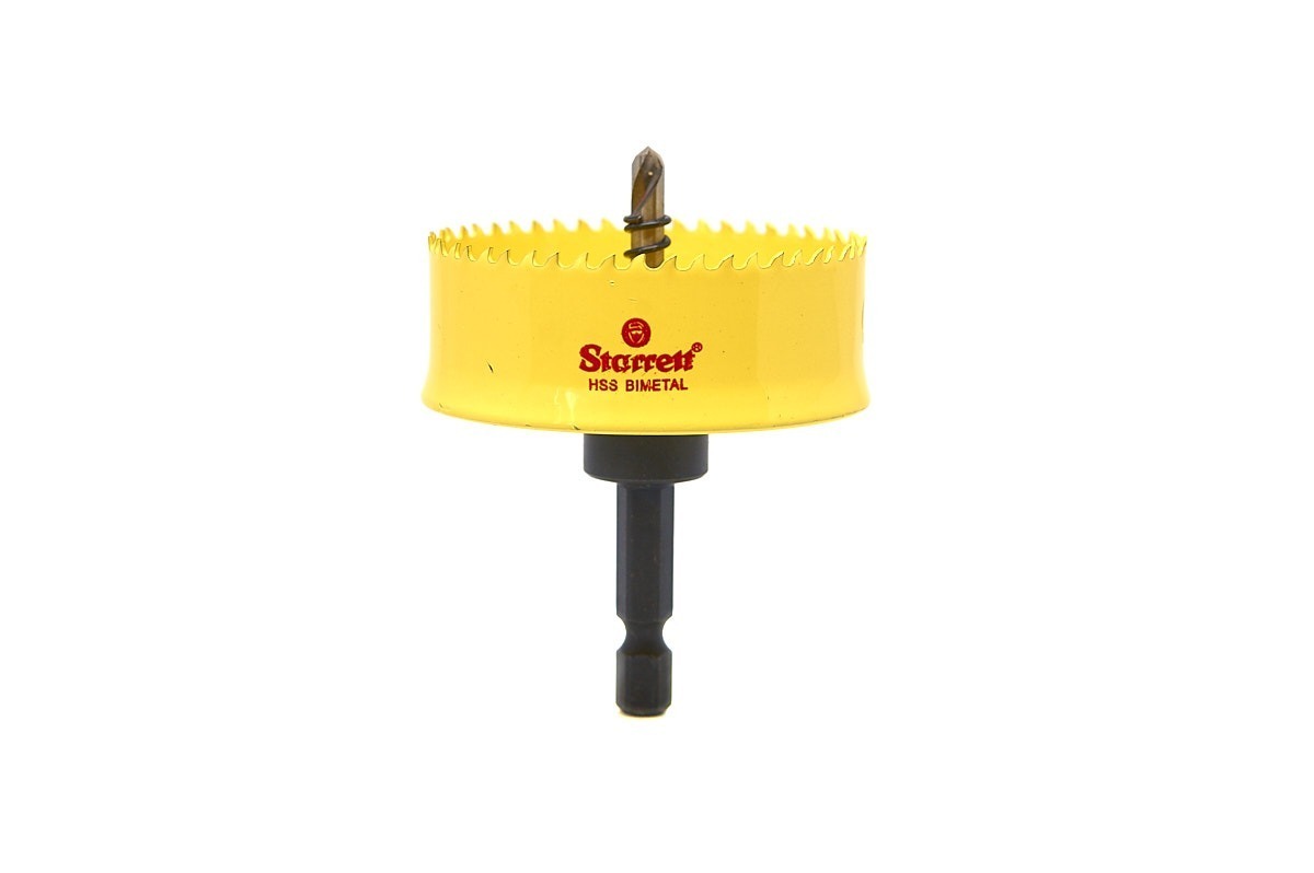 STARRETT CORDLESS HSS BI-METAL SMOOTH CUTTING HOLESAW 51MM