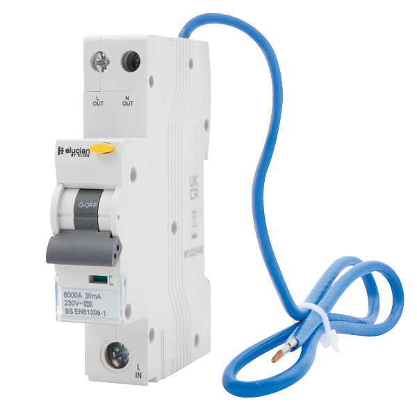 CLICK ELUCIAN 1 POLE+N  6KA B CURVE 40A 30ma RCBO