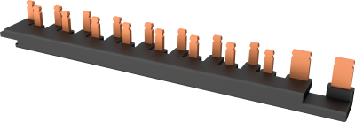 LIVE, 2P+ 8 BUSBAR FOR SRN BOARDS WITH MAIN SWITCH & SPD