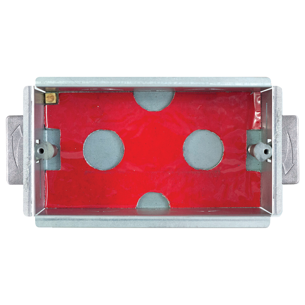 2G 47MM GALVANISED 90MIN FIRE RATED BACK BOX 