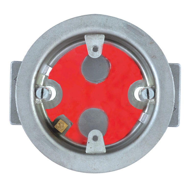 ROUND 35MM DEEP GALVANISED 90MIN FIRE RATED BACK BOX 