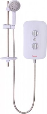 REDRING GLOW 10.5KW MULTI ENTRY SHOWER WITH PHASED SHUTDOWN AND DIGITAL TEMPERATURE DISPLAY