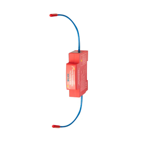 LIVE ELECTRICAL DIN RAIL MOUNTED FIRE EXTINGUISHER DEVICE.