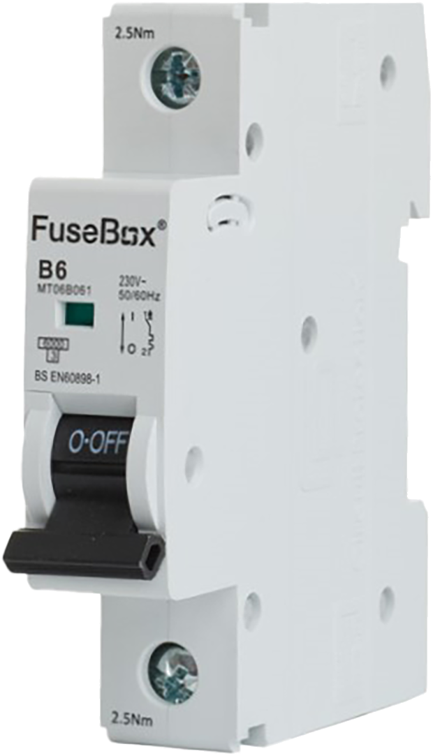 FUSEBOX 50A MCB B CURVE 6KA