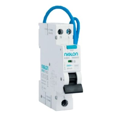 NIGLON PROTEGO TYPE A MINATURE BI- DIRECTIONAL RCBO 6A 30mA 