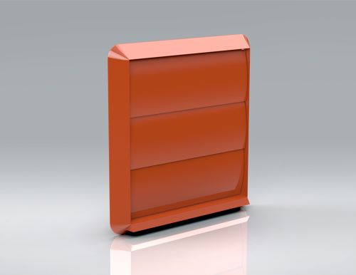 VERPLAS 100MM GRAVITY GRILLE TERRACOTTA