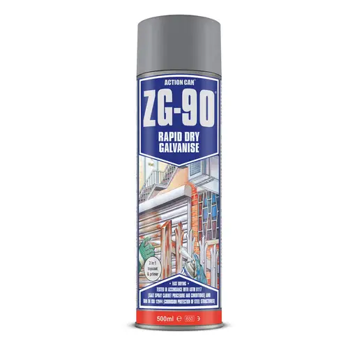 ZG-90 COLD ZINC GALVANISE SPRAY 500ML CAN