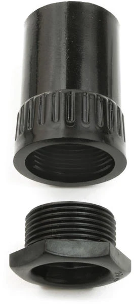 UNIVOLT 25MM FEMALE ADAPTOR BLACK