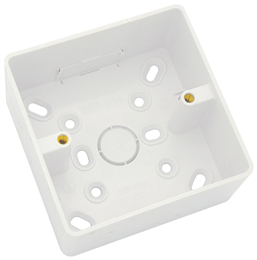 UNIVOLT SINGLE 32MM SURFACE BOX MALLEABLE.