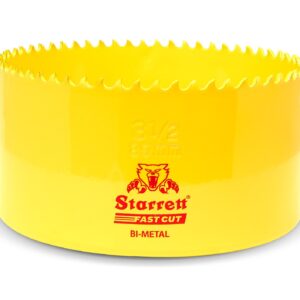 STARRETT 89MM FASTCUT BI-METAL HOLESAW
