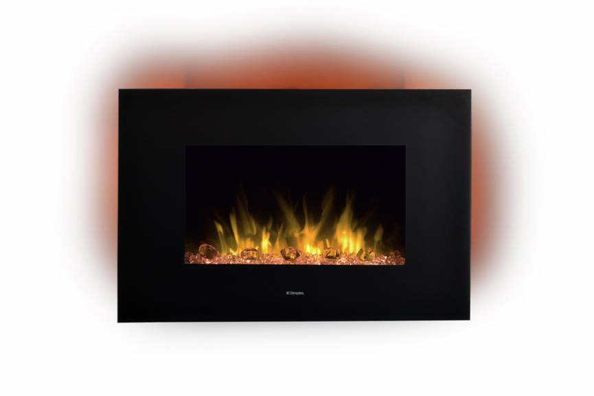 DIMPLEX TOLUCA DELUXE OPTIFLAME WALL MOUNTED FIRE 