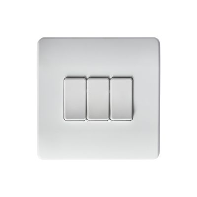 FORUM INTEGRAL ELECTRIC TO KINETIC 2 GANG WALL SWITCH, WHI/BLK
