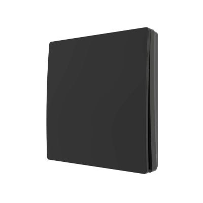 FORUM 1 GANG KINETIC PUSH SWITCH MATT BLACK, IP65