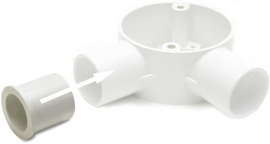 UNIVOLT 25MM - 20MM PVC-LSF REDUCER WHITE 