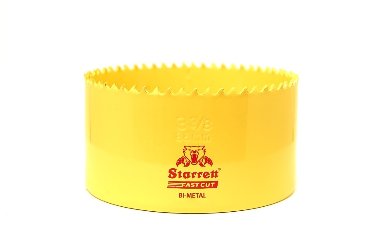 STARRETT 86MM FASTCUT BI-METAL HOLESAW