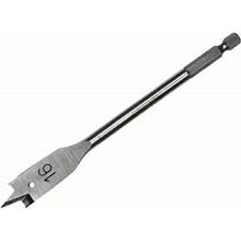 STARRETT 16X152MM FLAT WOOD BIT, HEX SHANK
